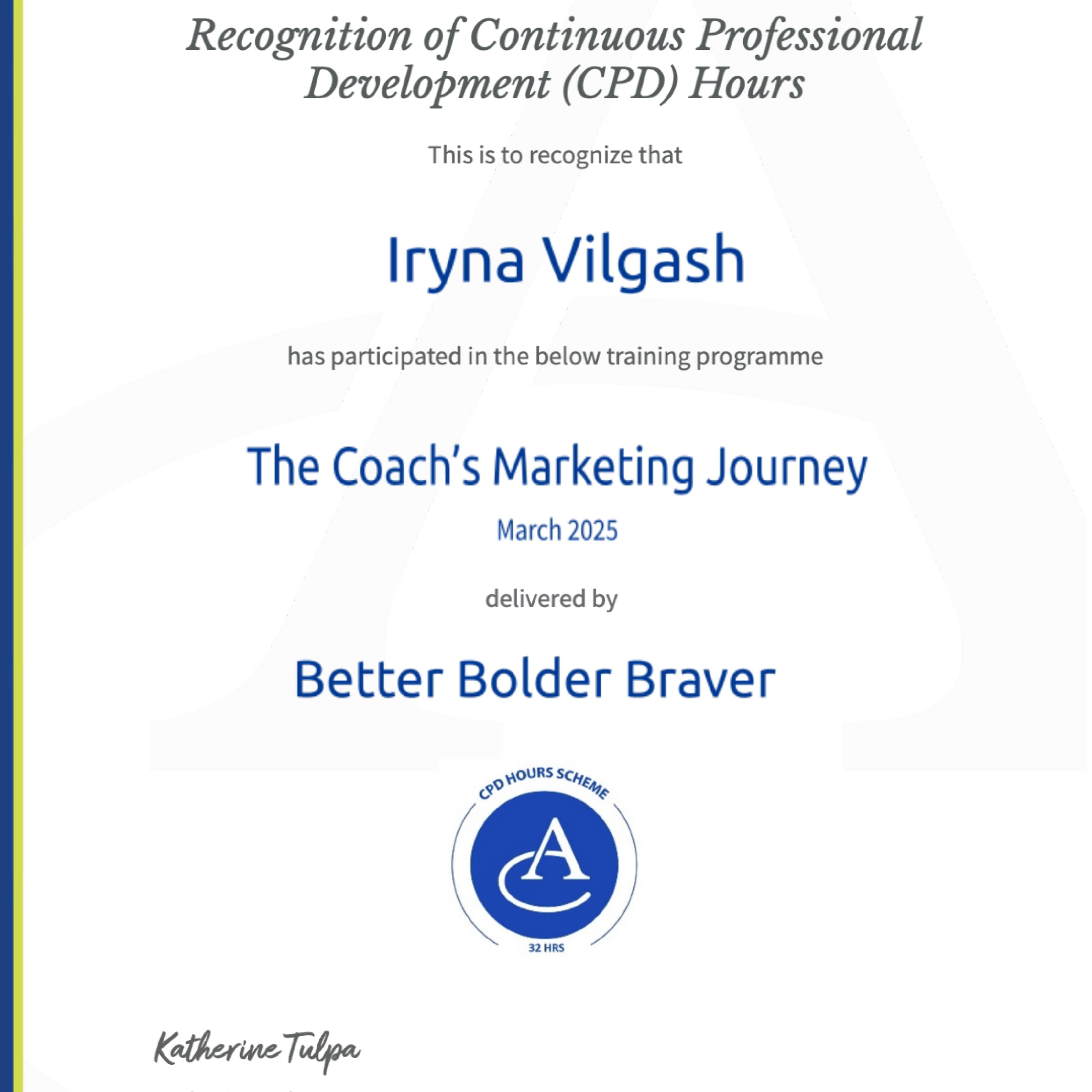 The Coachs Marketing Journey Course!